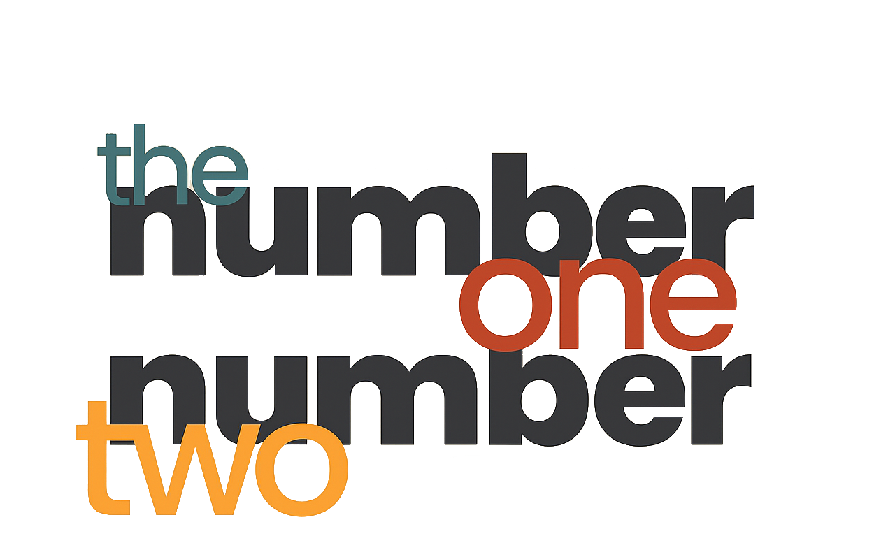 The Number One Number Two logo and headline text